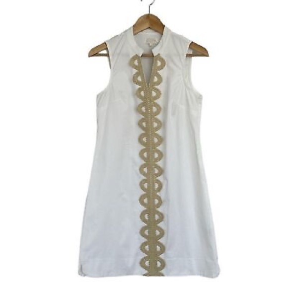 Mudpie 60s Style Resort Shift Dress - Picture 3 of 9